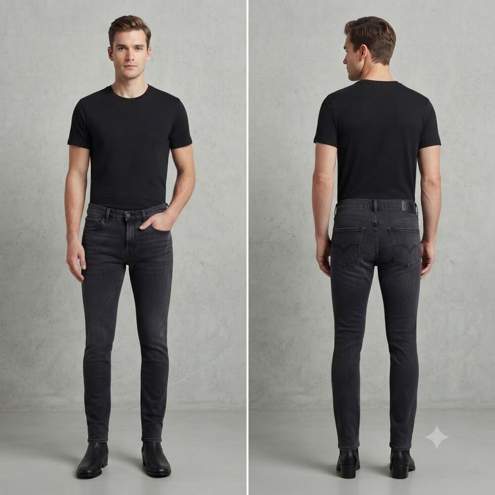 Bullhead Denim Co Stacked Skinny Black Jeans Men's 32x32 PacSun